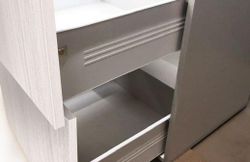 Модульный кухонный гарнитур «Империя» 2350/2450 (сандал/бразильский орех), ЛДСП/МДФ, ДСВ Мебель