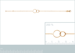браслет два кольца