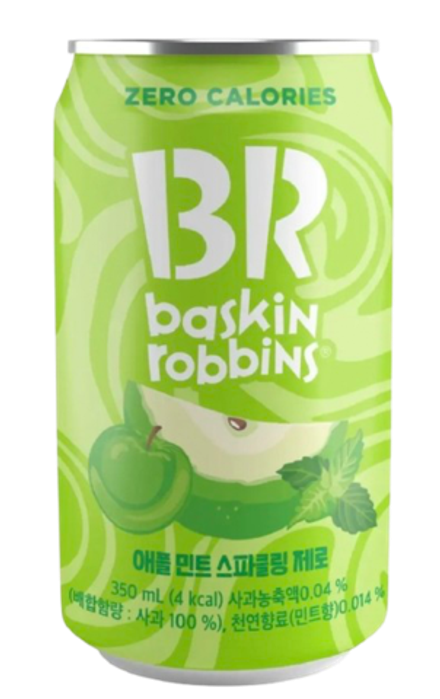 Газированный напиток Baskin Robbins со вкусом яблока и мяты