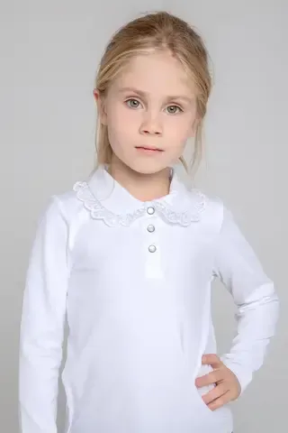 блузка  для девочки  К 301599/белый Сн