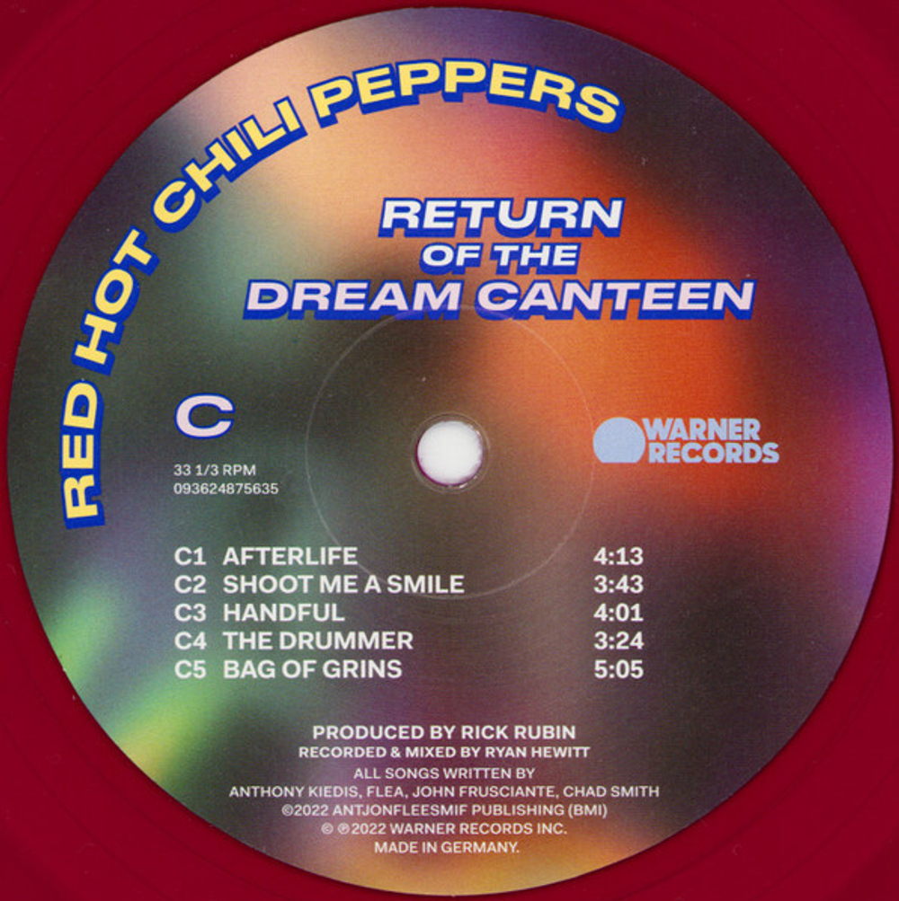 Red Hot Chili Peppers / Return Of The Dream Canteen (Limited Edition)(Coloured Vinyl)(2LP)
