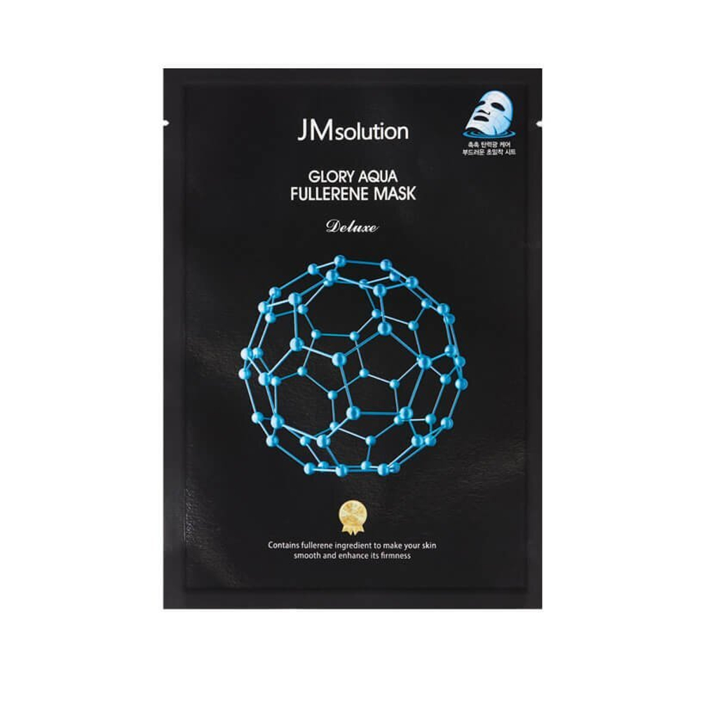 JMsolution Маска тканевая с фуллереном и пептидами - Glory aqua fullerene mask deluxe, 30мл