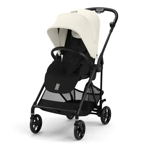Прогулочная коляска Cybex Melio Carbon Canvas White