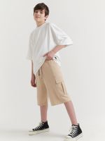 Шорты бермуды "БЕЖ" подростковые