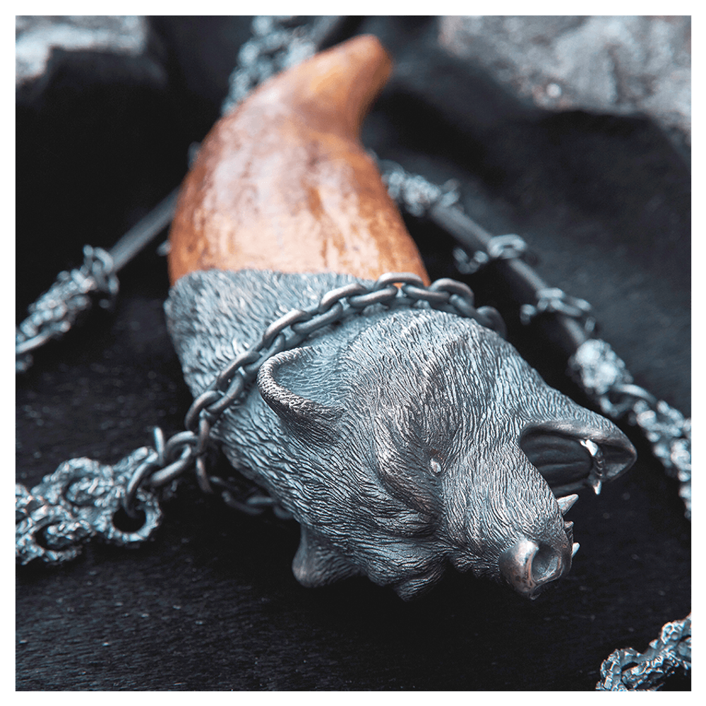 Амулет серебряный «Великий Кам»