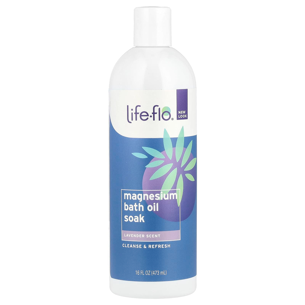Life-flo, Магниевое масло для ванн, лаванда, 473 мл (16 жидк. унц.)