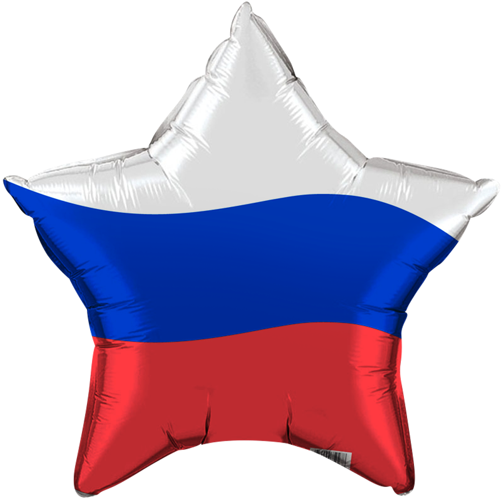 Звезда Российский флаг