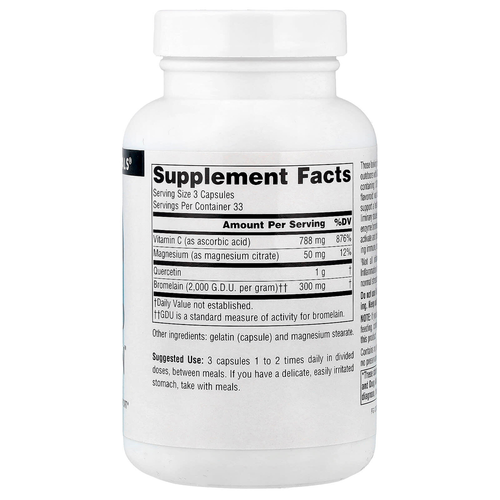 Source Naturals, Activated Quercetin™, 100 капсул
