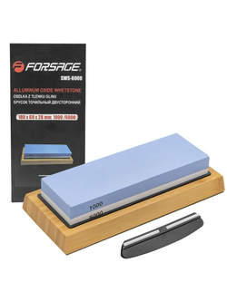Брусок точильный двусторонний 180x60x28mm 1000/6000 Forsage F-SWS-6000