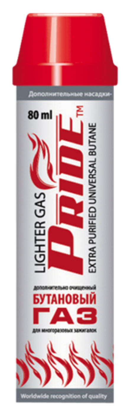 Газ для зажигалок Pride 80 мл.