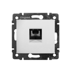 Legrand розетка 4438 TF с рамкой 1 белая