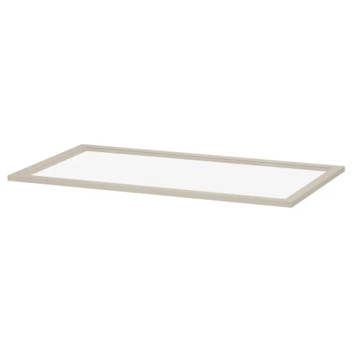 Полка стеклянная - IKEA KOMPLEMENT, 100x58 см, бежевый КОМПЛИМЕНТ ИКЕА