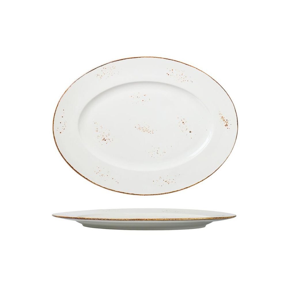 Блюдо овальное 36*27 см h2,5 см   Noble [1]