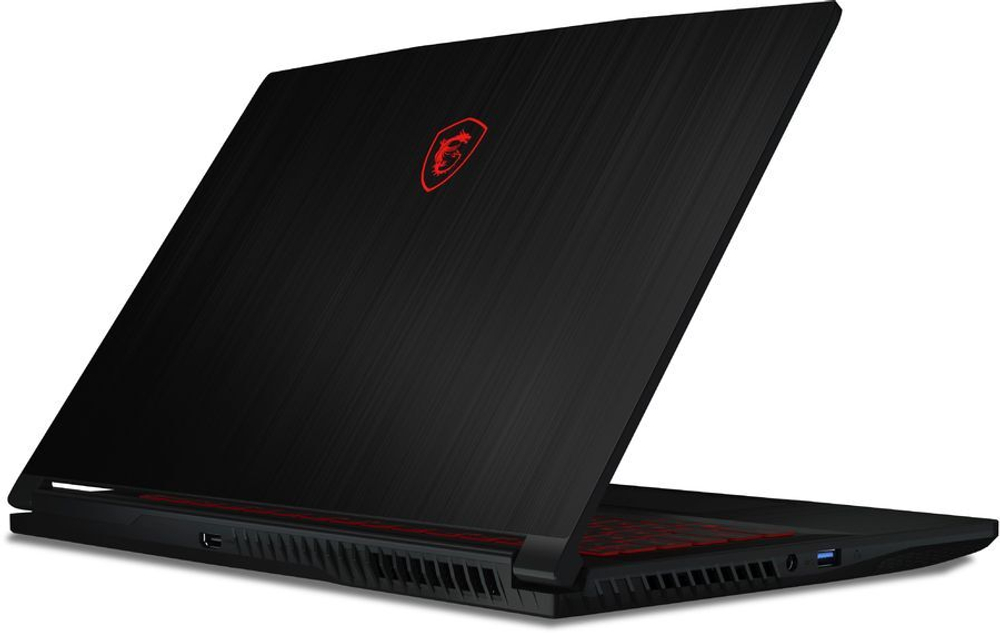Ноутбук MSI GF63 Thin 11SC-623RU (9S7-16R612-623) Core i5 11400H 8Gb SSD256Gb NVIDIA GeForce GTX 1650 MAX Q 4Gb 15.6" IPS FHD (1920x1080) WiFi BT Cam Free DOS black