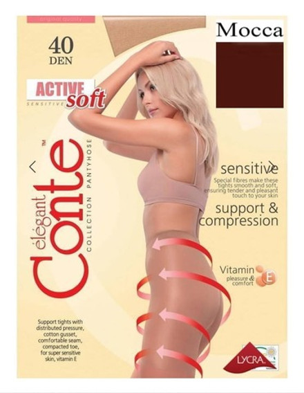 Колготки "Conte ACTIVE" 40Den mocca