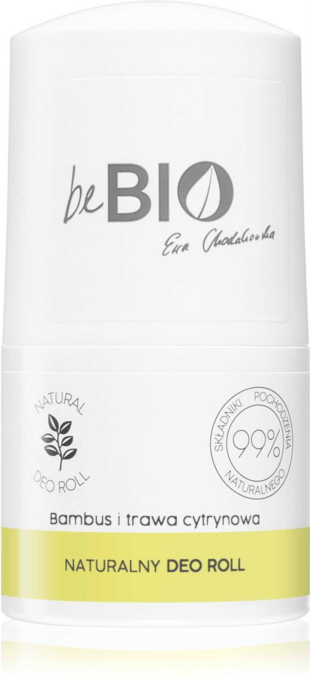 beBIO Bamboo & Lemongrass - шариковый дезодорант /   50  ml  / GTIN 5906874025888