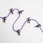 Подвеска в форме буквы "F", 8мм, сталь