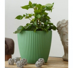 Горшок с дренажной системой ЭВИ VipSet 4,5л зеленый