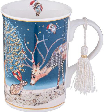 Кружка Lefard Christmas 320мл Пэчворк, фарфор, арт. 417-110