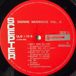 Dionne Warwicke 2LP (Япония 1973г.)