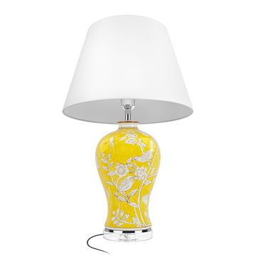 Настольная лампа 1*Е27 10387T жёлтый/белый Acacia LOFT IT