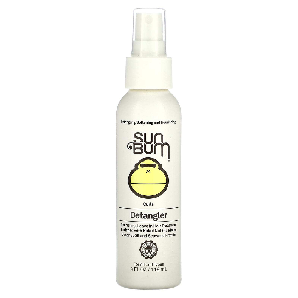 Sun Bum, Detangler, для всех типов локонов, 118 мл (4 жидк. унц.)