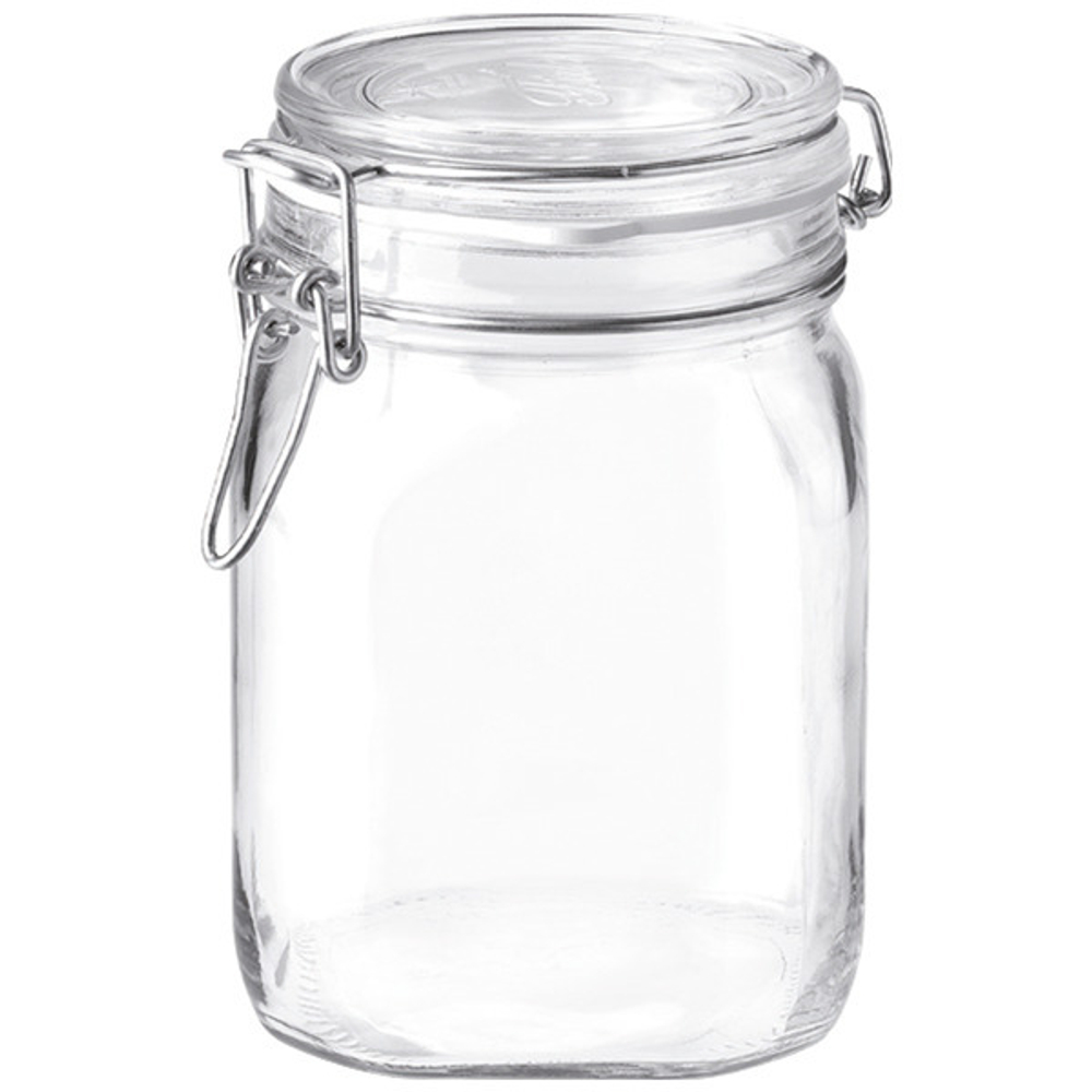 Банка с защелкивающейся крышкой 1л Bormioli Rocco Fido