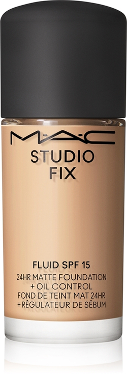 MAC Cosmetics Mini Studio Fix Fluid SPF 15 24HR Matte Foundation + Oil Control - Матирующая тональная основа SPF 15, 15 ml