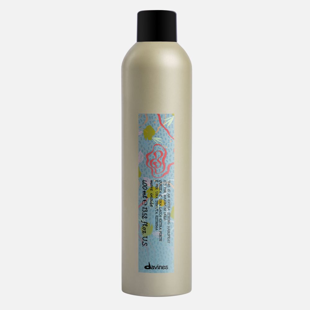 DAVINES Extra Strong Hair-spray it&#39;s for maximum hold Лак экстра-сильной фиксации для экстремальной стойкости укладки, 400 мл