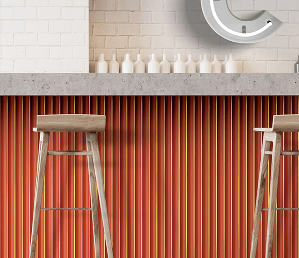 Стеновая панель HiWood декорированная, 270x12 см