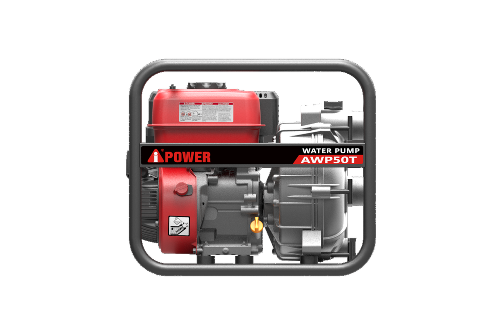 Мотопомпа A-iPower бензиновая для грязной воды AWP50T