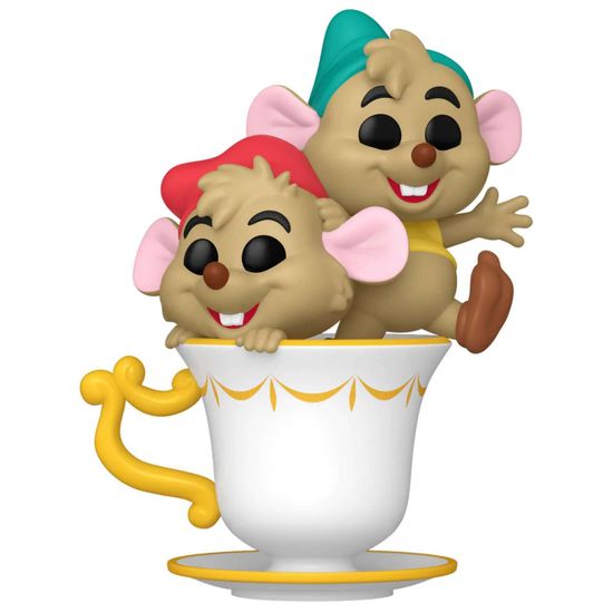 Фигурка Funko POP! Disney Cinderella 75th Jaq & Gus Gus in Cup (1544) 83458 / Фигурка Фанко ПОП! по мотивам мультфильма "Золушка", Джак и Гас