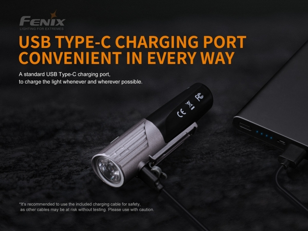 Велофара Fenix BC21R V2.0 (1000 лм, 18650/CR123A)