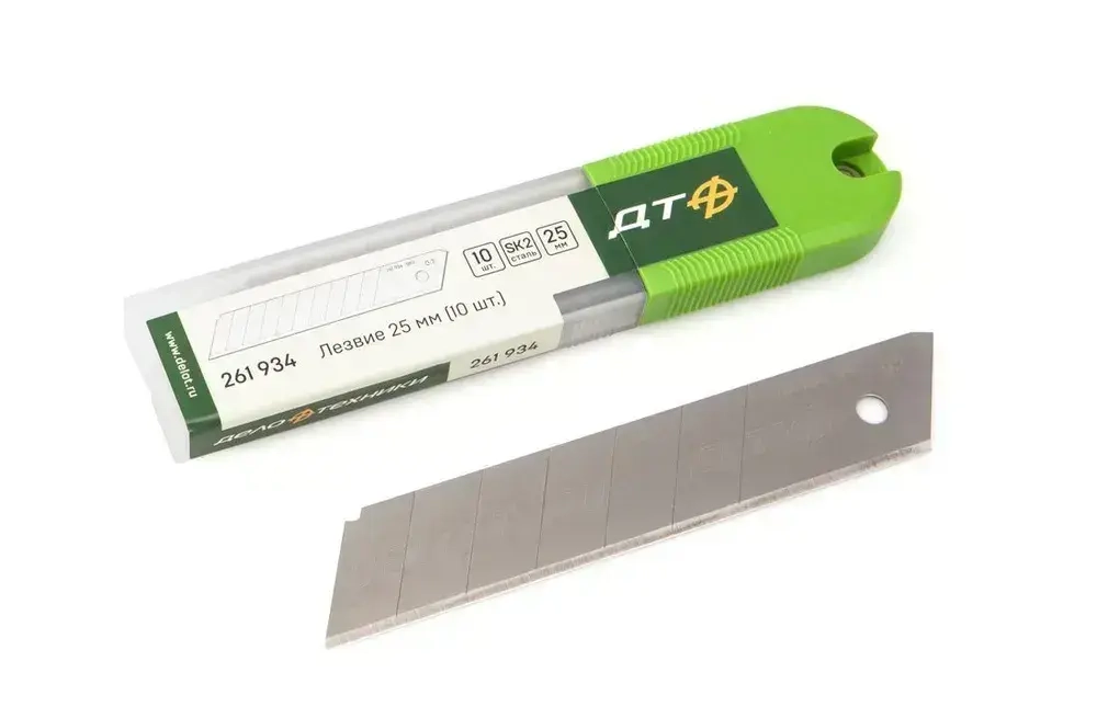 Лезвие 25 мм (10 шт. в упаковке), Дело Техники, 261934