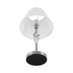 8274/1T CLASSI LN26 043 никель/белый/серый, металл/керамика/ткань Настольная лампа Е14 1*40W 220V VERMONT