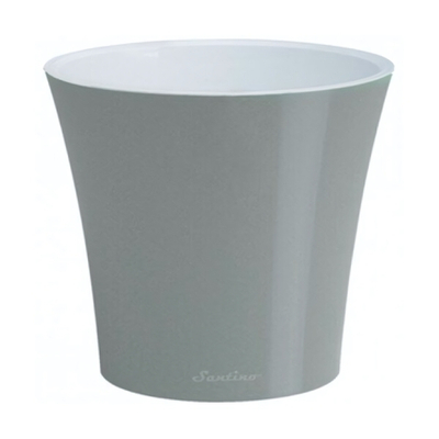 ГОРШОК "АРТЕ" 5 Л. Цвет металлик-белый