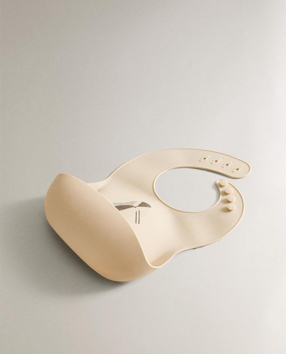 ZARA HOME ДЕТСКИЙ СИЛИКОНОВЫЙ НАГРУДНИК «КРОЛИК», РАЗНОЦВЕТНЫЙ