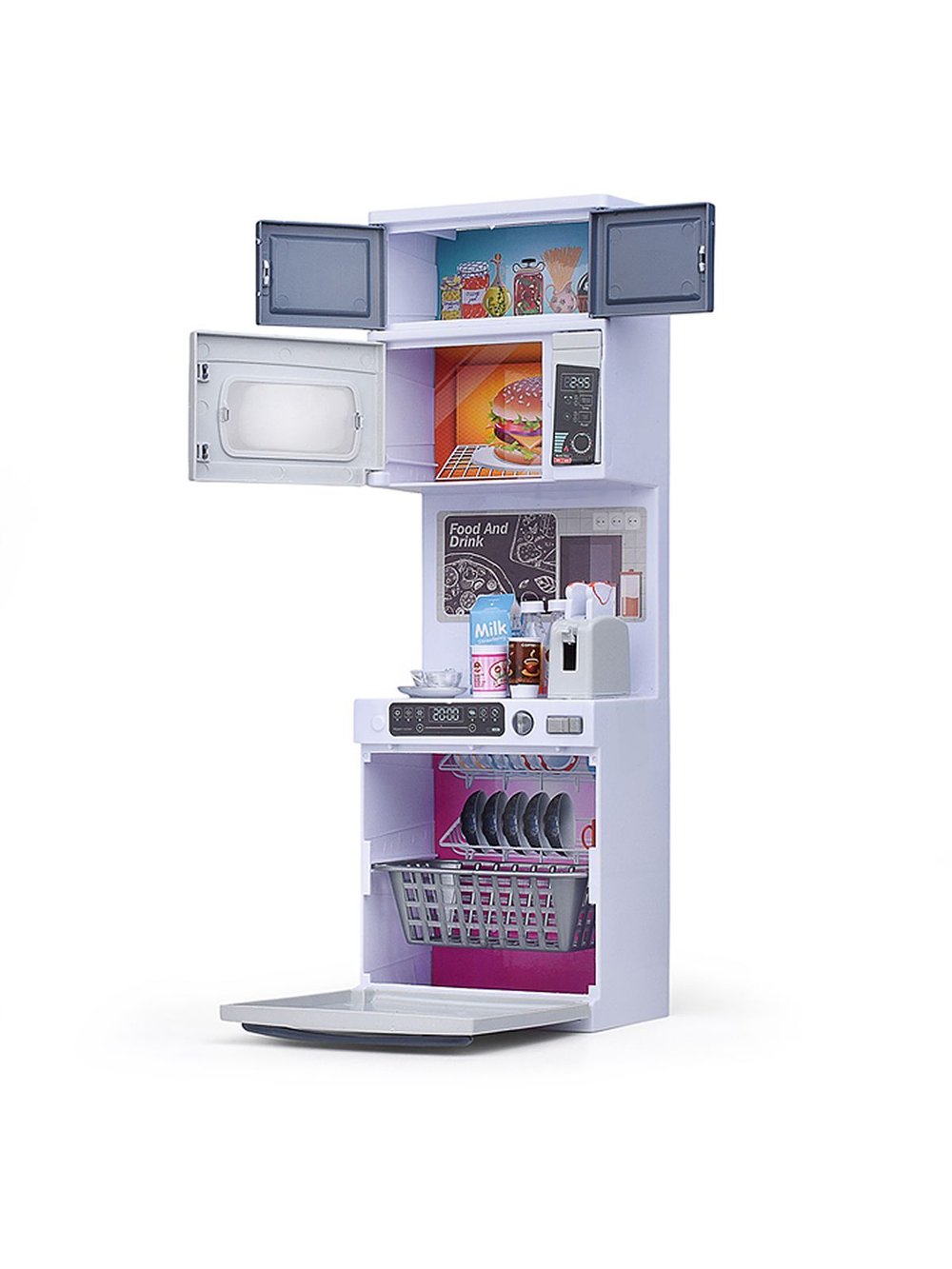Игровая мебель для кукол Кухня со звуковым эффектом (CF6616)