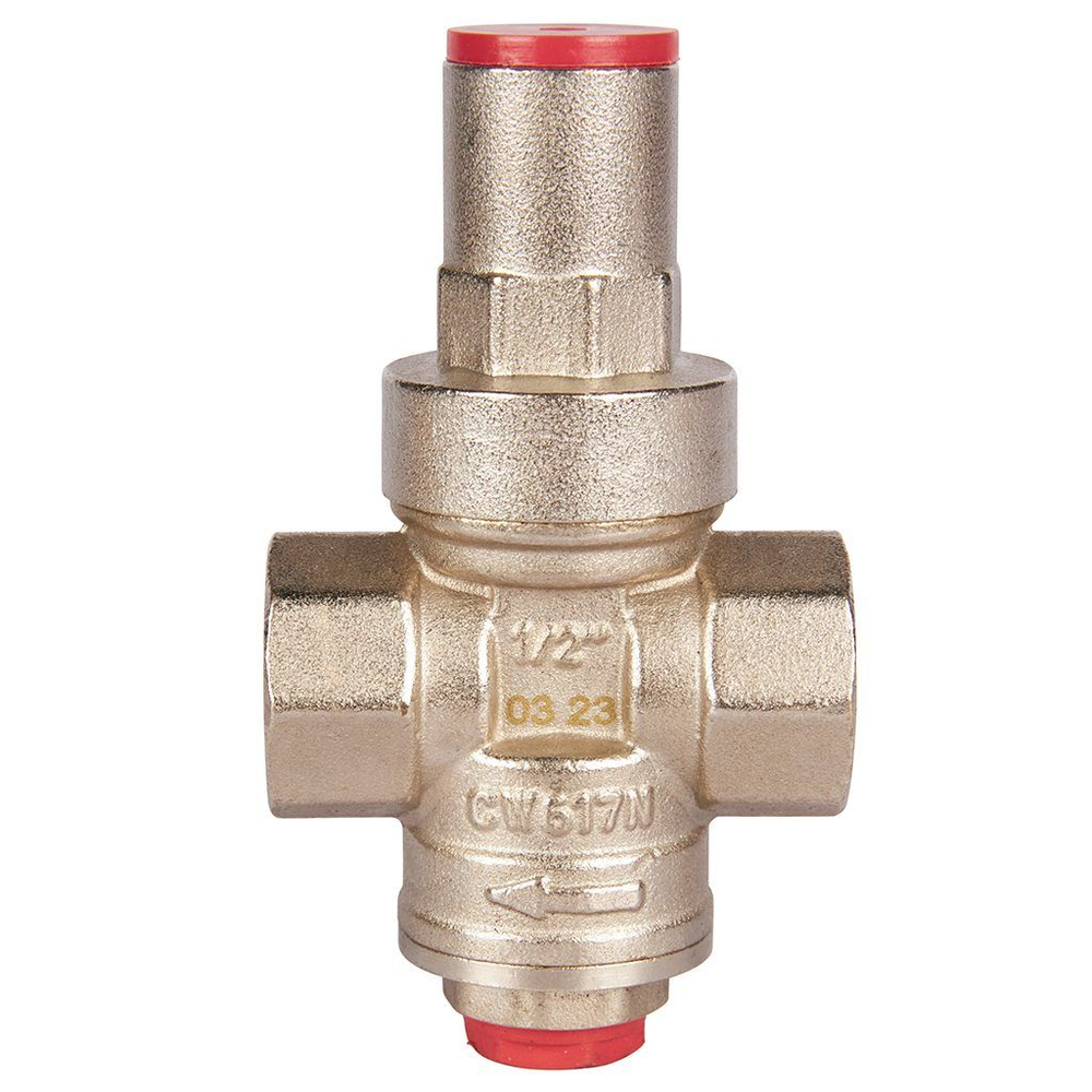 Редуктор давления PN16 1/2" вн/вн с выходом под манометр ROMMER (RVS-0010-000015)
