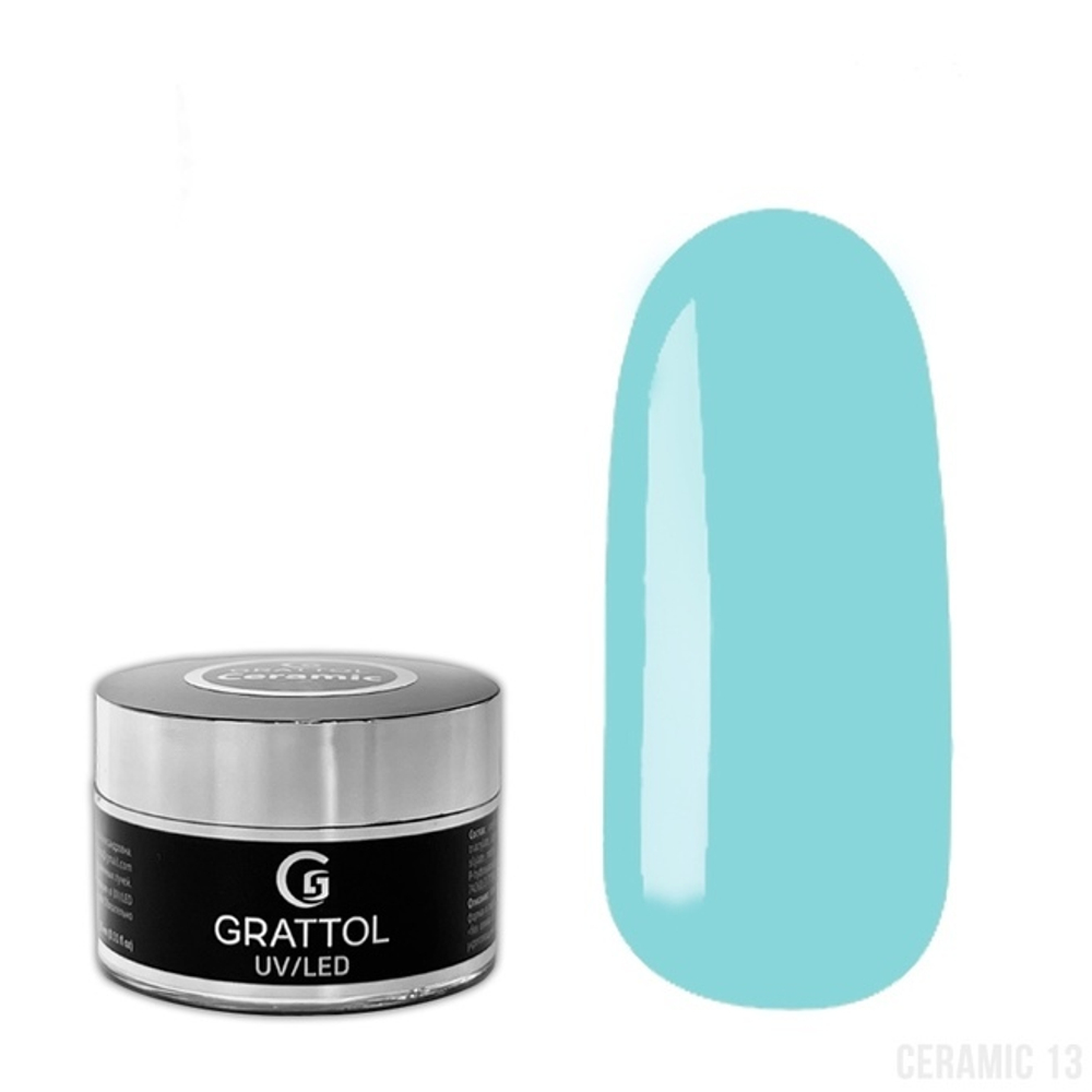Grattol Camouflage Gel Ceramic 13 - Гель камуфлирующий, 15 мл