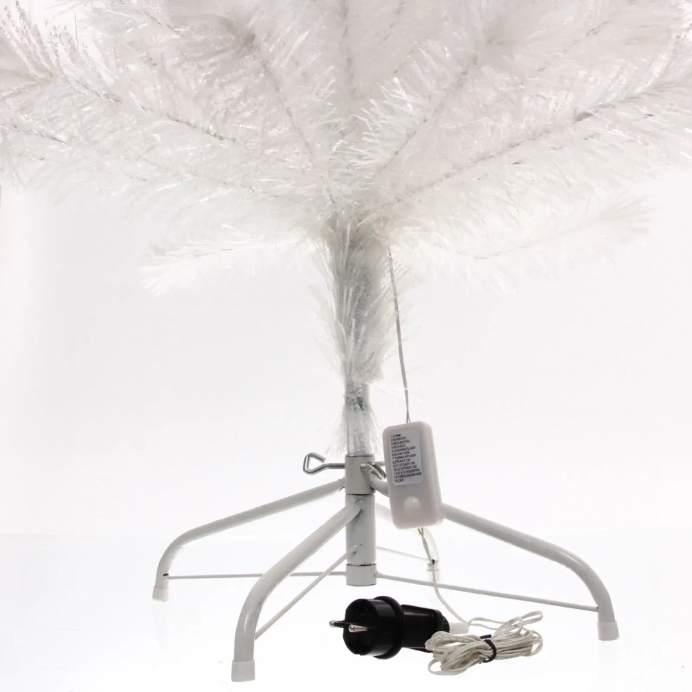 Ёлка светодиодная «Жемчужная» 150 см, ПВХ белый, цвет свечения-Белый/Теплый белый (220 веток) (T2118-180)