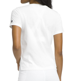 Женская теннисная футболка Wilson Team Graphic - bright white