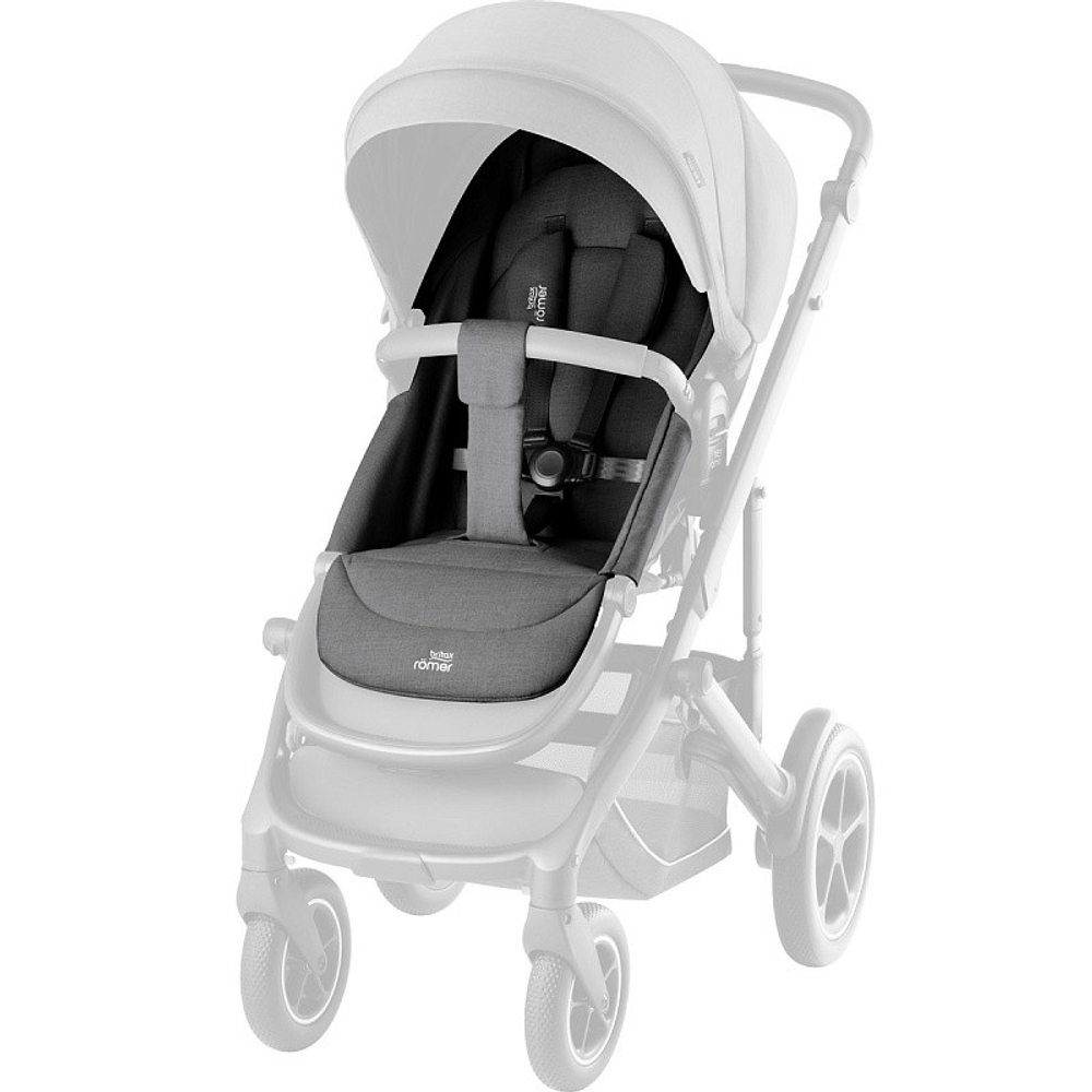 Детская коляска 3 в 1 Britax Roemer Smile 5Z Style и автокресло Baby-Safe Core Space Black Mineral Grey
