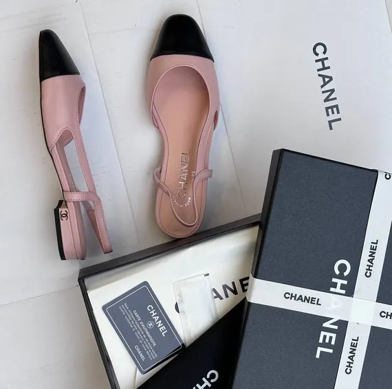 Балетки CHANEL Бежевые
