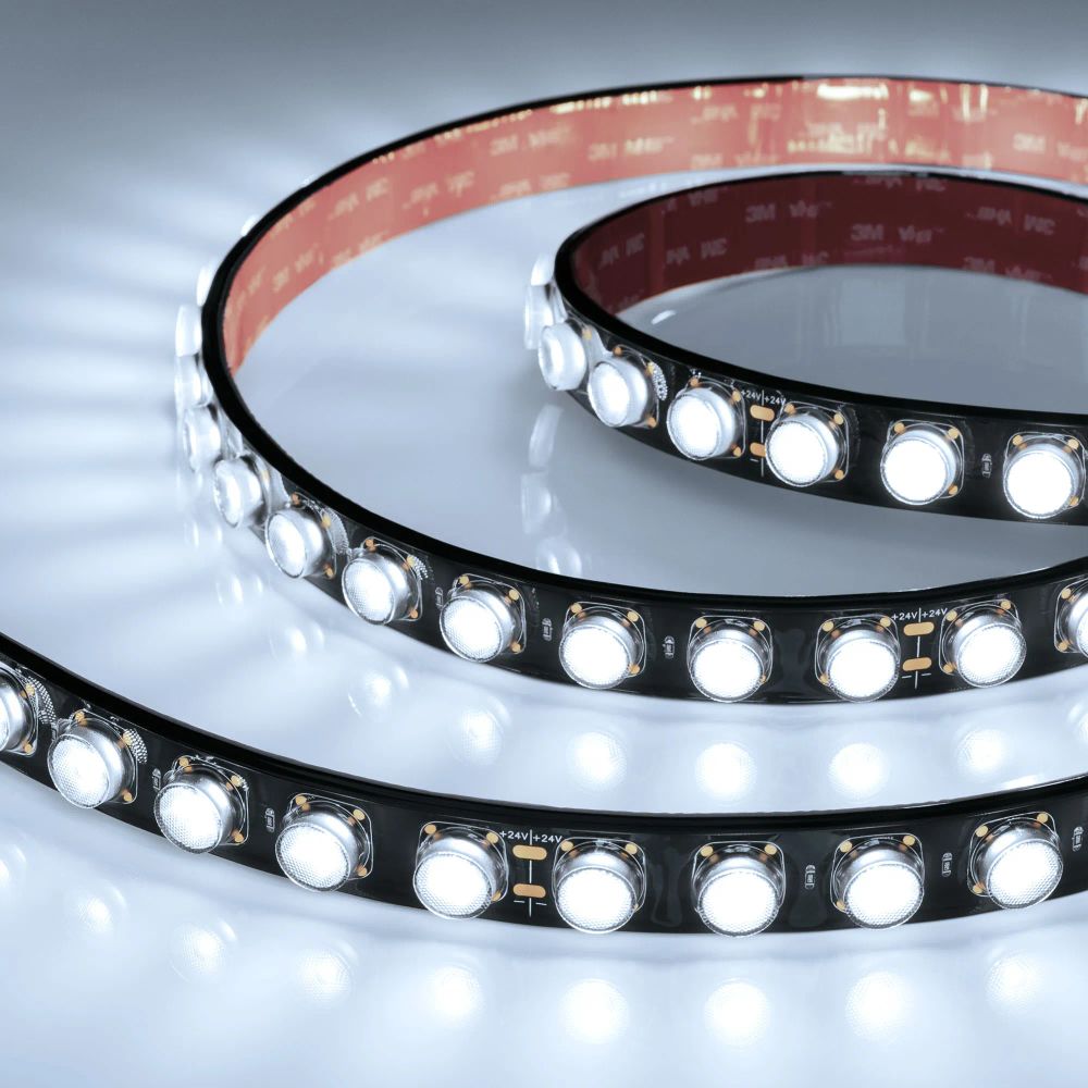 Светодиодная лента герметичная FLT-PS-A42-BLACK-23mm 24V White6000 (21 W/m, IP67, 30deg, 5m) (Arlight, -) 040919