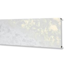 Реечный алюминиевый потолок Cesal белый мрамор 511