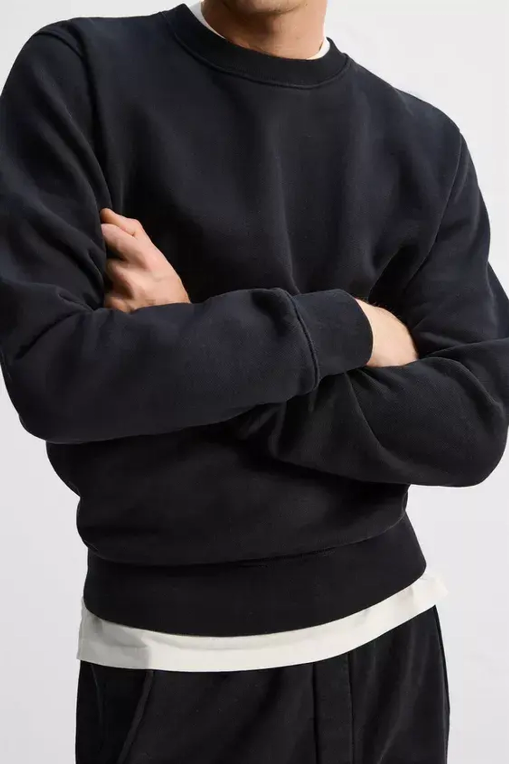 ZARA ТОЛСТОВКА С КРУГЛЫМ ВЫРЕЗОМ, МОРСКОЙ СИНИЙ