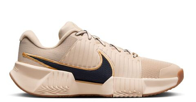 Мужские кроссовки теннисные Nike Zoom GP Challenge Pro Clay Premium - Бежевый, небесный, Золотой