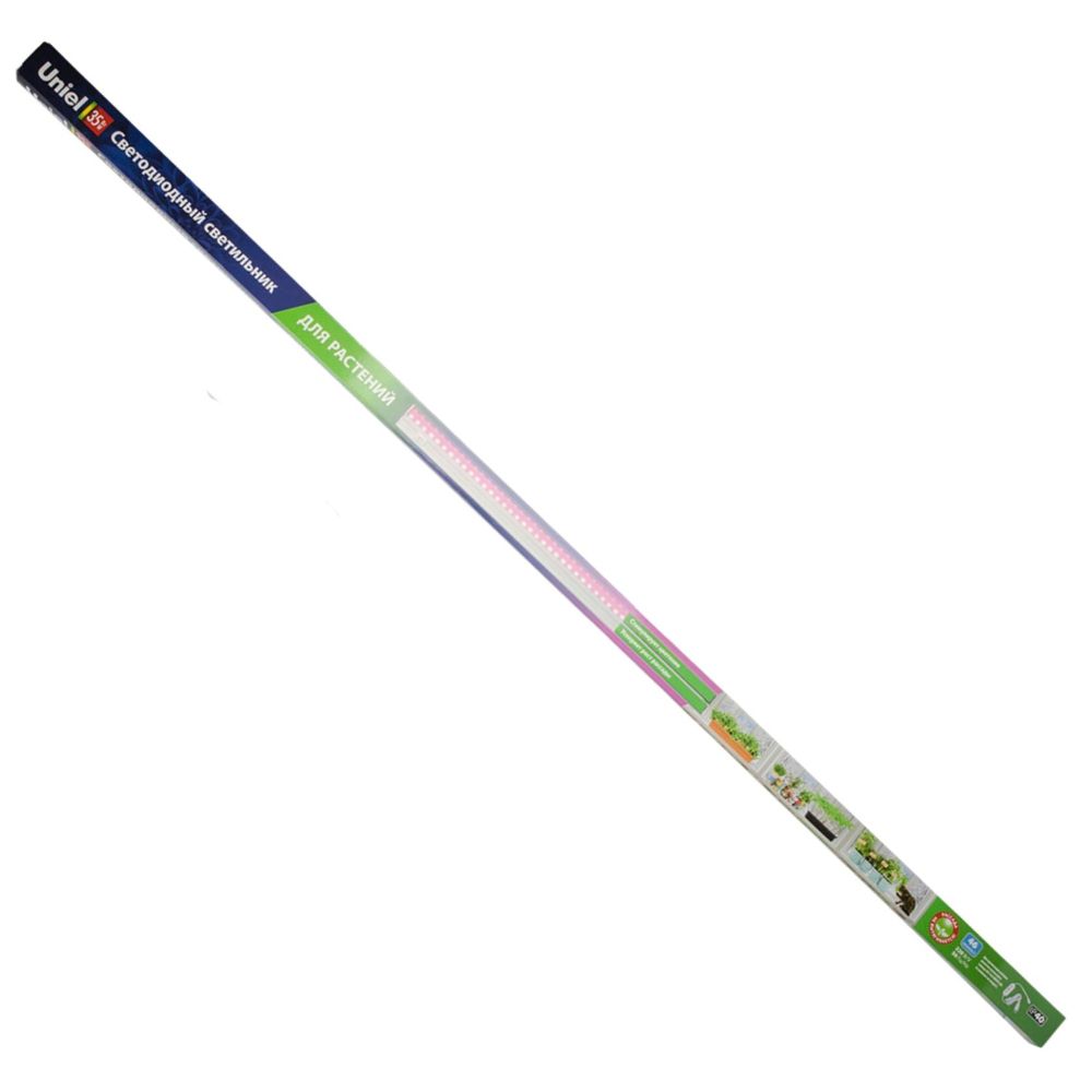 ULI-P21-35W-SPSB IP40 WHITE Светильник для растений светодиодный линейный. 1150мм. выкл. на корпусе. Спектр для рассады и цветения. TM Uniel