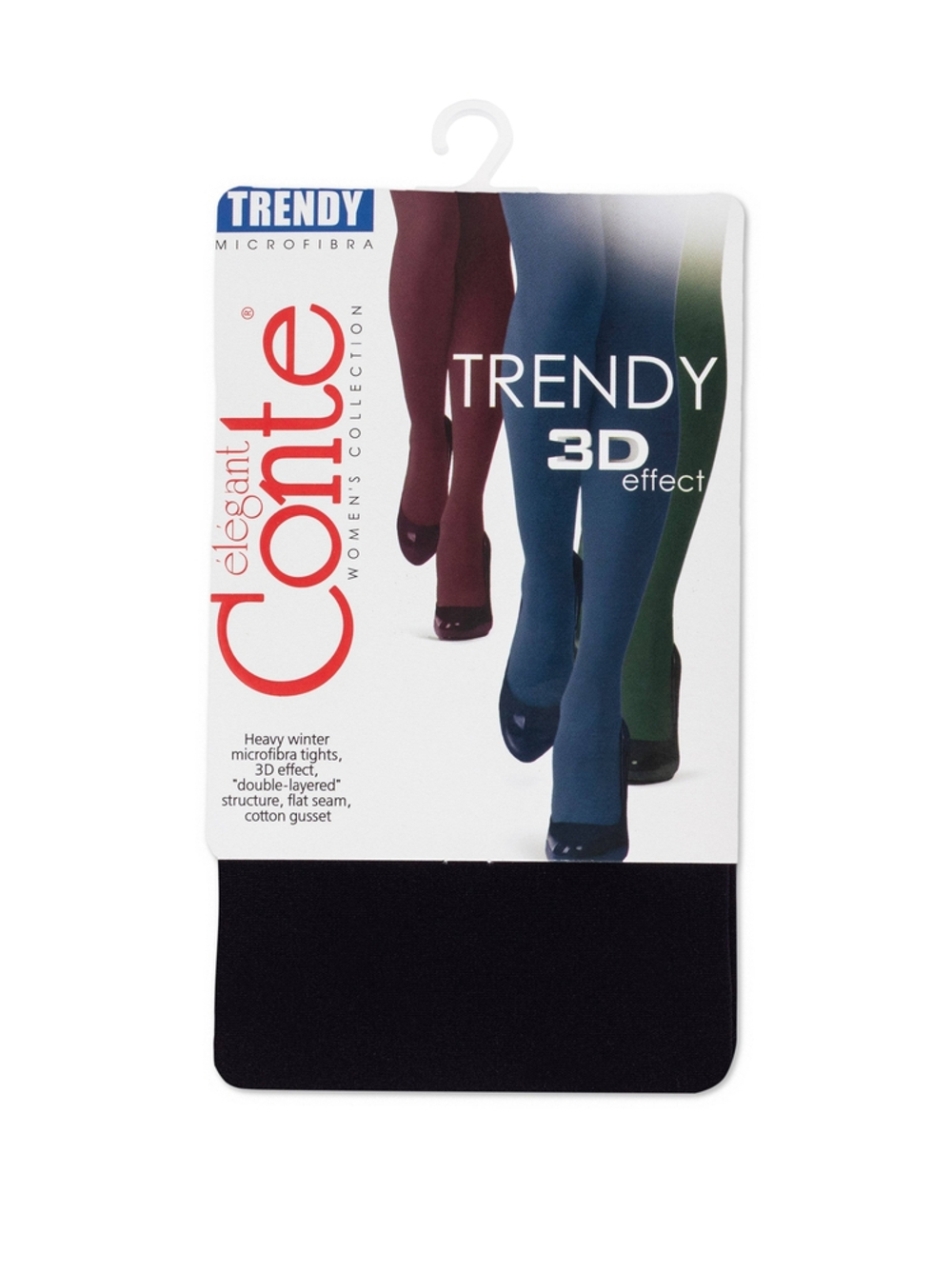 CONTE TRENDY 150 Теплые женские колготки из микрофибры